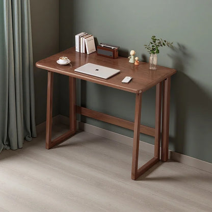 Solid Wood Folding Desk for Home Office - ideal for kids