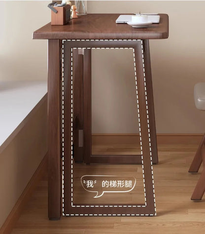 Solid Wood Folding Desk for Home Office - ideal for kids