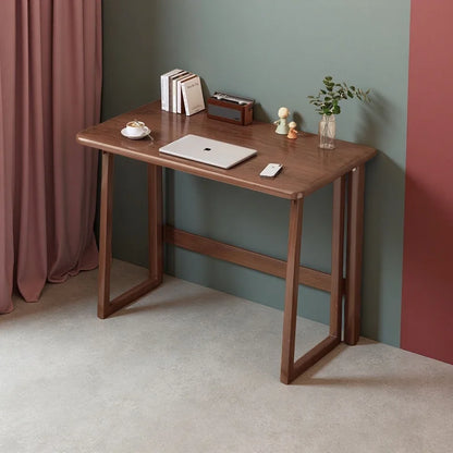 Solid Wood Folding Desk for Home Office - ideal for kids