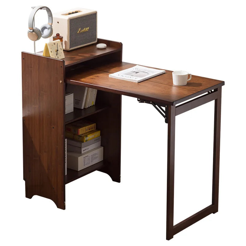 Wooden Computer Desk with Storage Cabinet