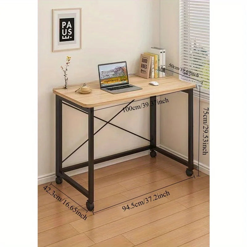 Folding small desk, Ideal for student's simple writing desk