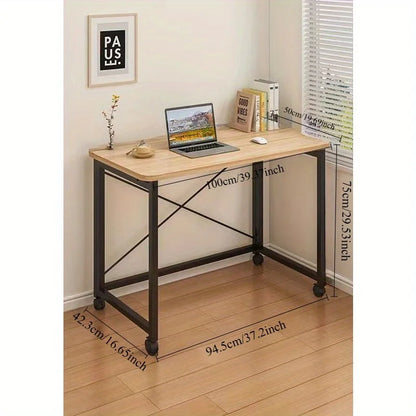 Folding small desk, Ideal for student's simple writing desk