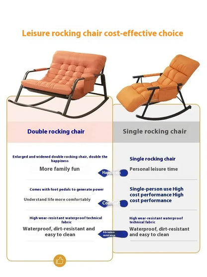 Modern Outdoor Rocker Sofa