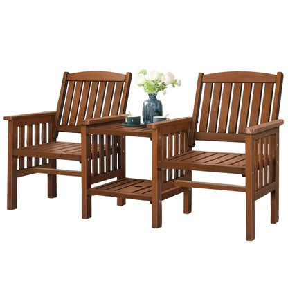 Outdoor Loveseat & Table Set Durable  Armchairs