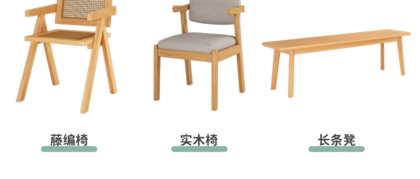 Nordic Walnut Kitchen Island Extendable Dining Table 2025