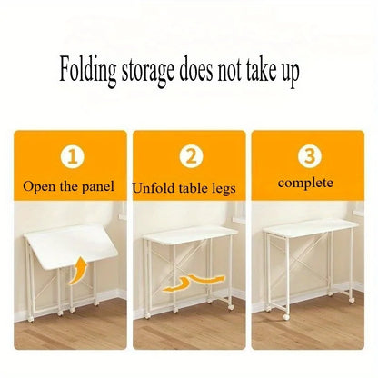 Folding small desk, Ideal for student's simple writing desk