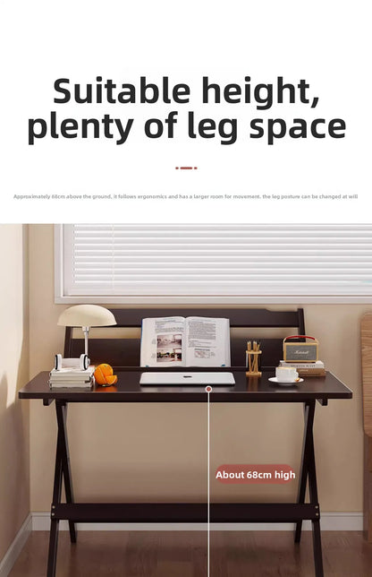 Adjustable Foldable Wooden Desk- Space saving can adjust anywhere