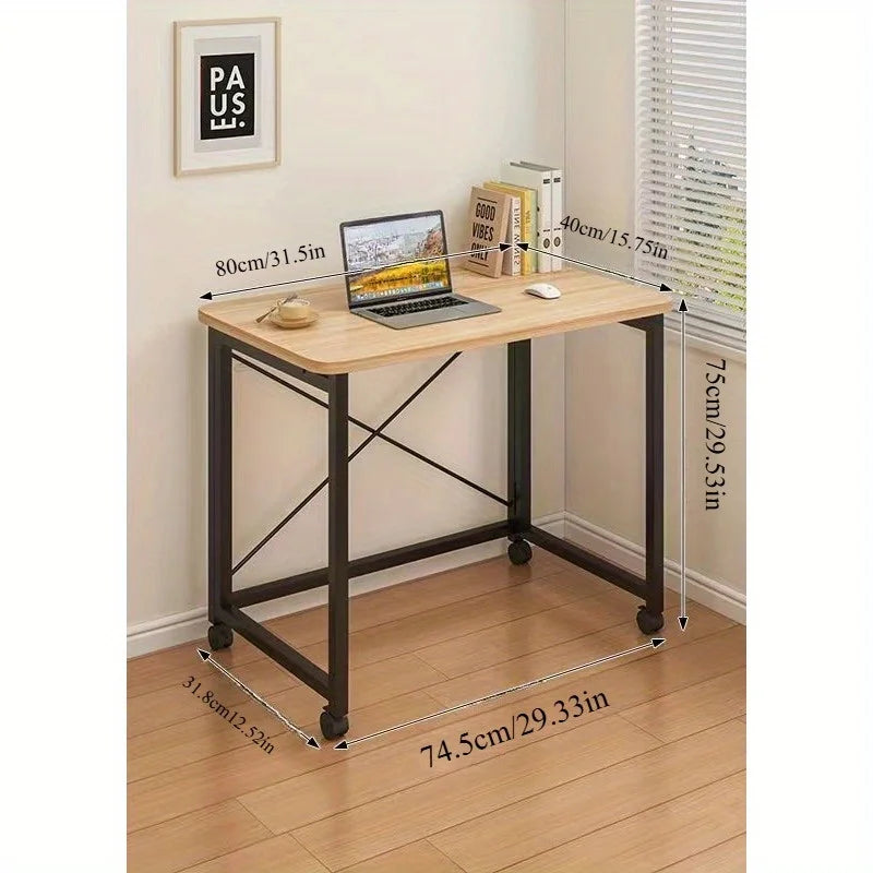 Folding small desk, Ideal for student's simple writing desk