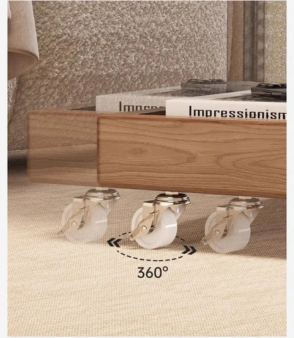 Household removable sofa side coffee table cabinet bedroom small side storage cabinet