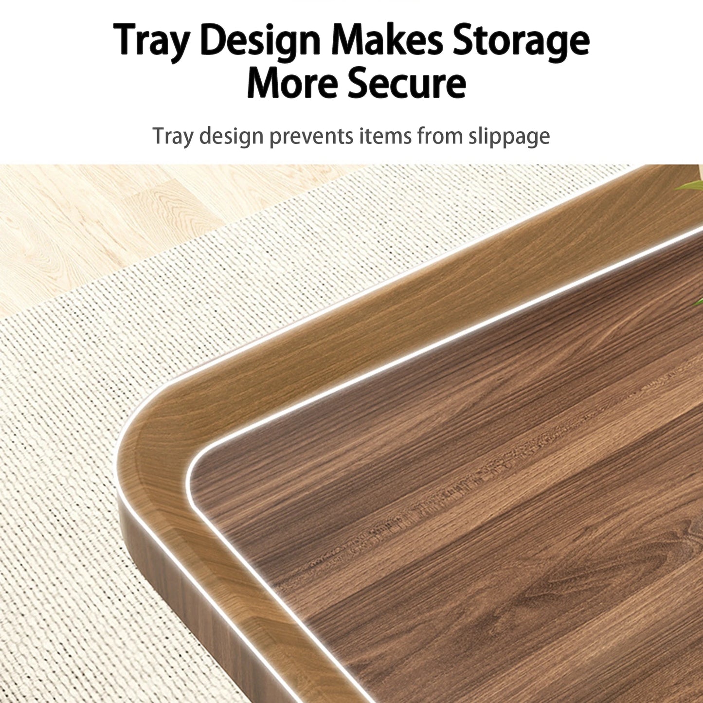 2-Piece Nesting Coffee Table Set - Industrial Coffee Table Set, Stacking Vintage Side End Table