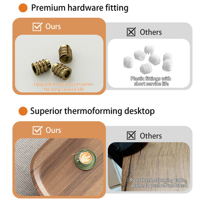 2-Piece Nesting Coffee Table Set - Industrial Coffee Table Set, Stacking Vintage Side End Table